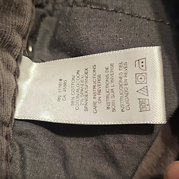 Michael Kors Women's Petite Gray Corduroy Bootcut Mid-rise Pants - Picture 6 of 8